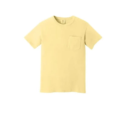 COMFORT COLORS Heavyweight Ring Spun Pocket Tee.