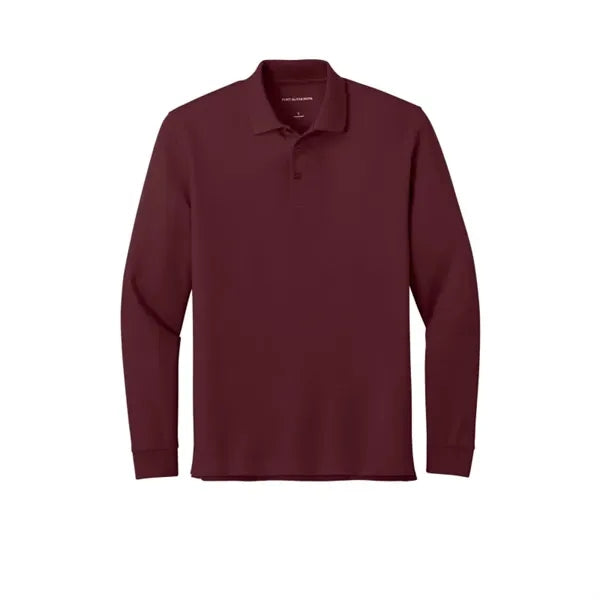 Port Authority Wearever Signature Pique Long Sleeve Polo