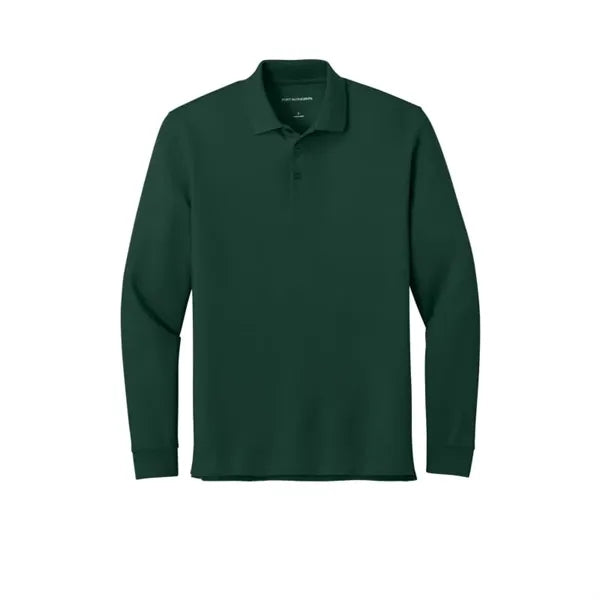 Port Authority Wearever Signature Pique Long Sleeve Polo