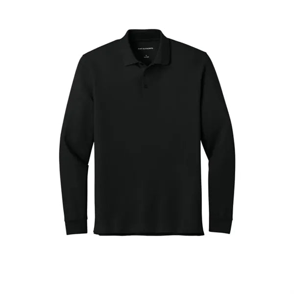 Port Authority Wearever Signature Pique Long Sleeve Polo