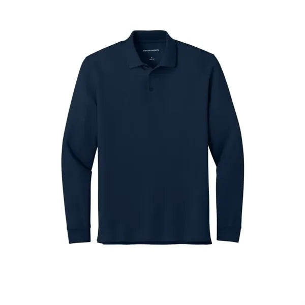 Port Authority Wearever Signature Pique Long Sleeve Polo