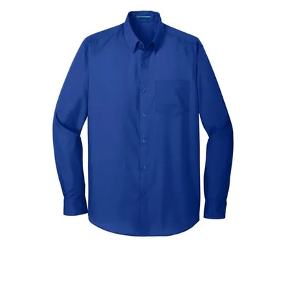 Port Authority Tall Long Sleeve Carefree Poplin Shirt.