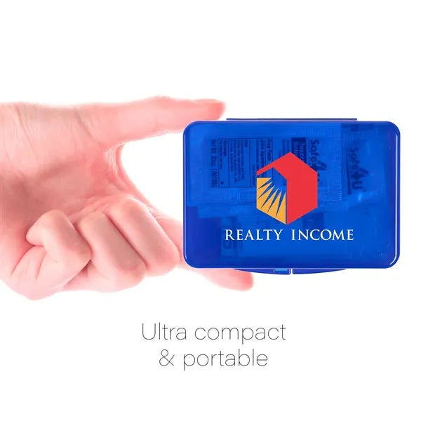 12pcs Compact Hard Case First Aid Kit
