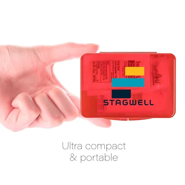 12pcs Compact Hard Case First Aid Kit