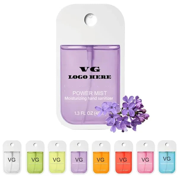 Cute Travel-Size Power Mist Hand Sanitizer Spray.