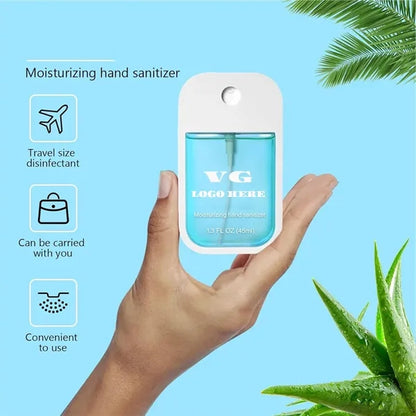 Cute Travel-Size Power Mist Hand Sanitizer Spray.