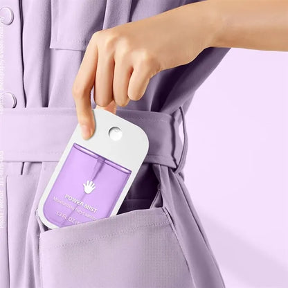 Power Mist 45ml Hand Sanitizer with Refillable Silicone Case