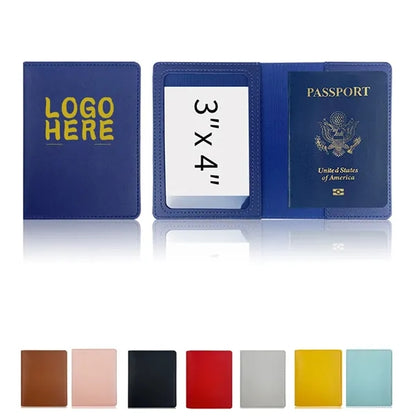PU Leather Travel Passport Holder