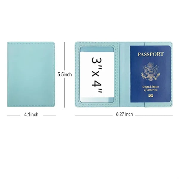 PU Leather Travel Passport Holder
