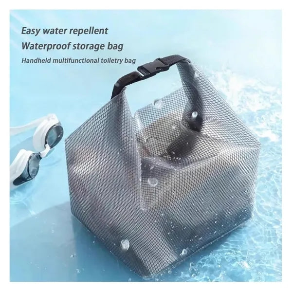 Waterproof Mesh Cosmetic Bag for Travel