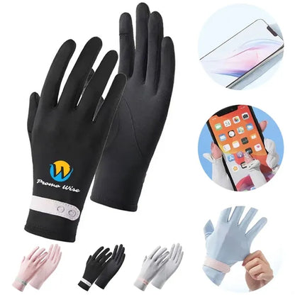 Breathable Ice Feeling Fingerless Sun Protection Gloves