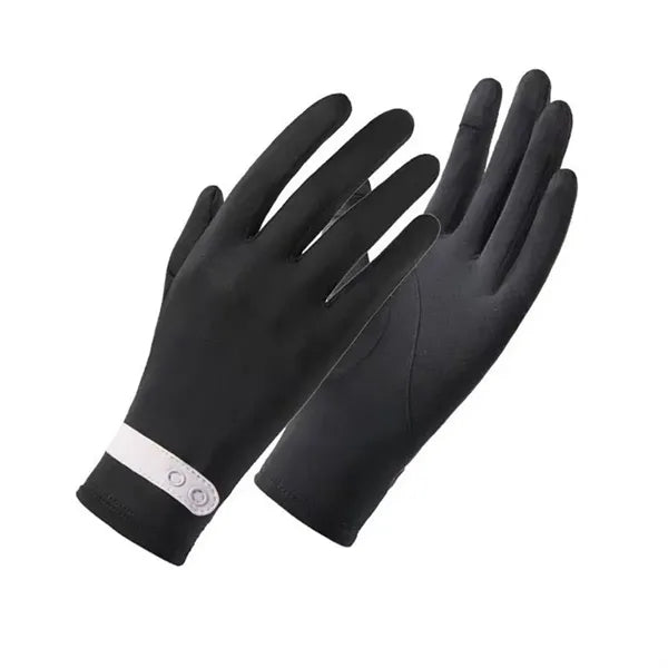 Breathable Ice Feeling Fingerless Sun Protection Gloves
