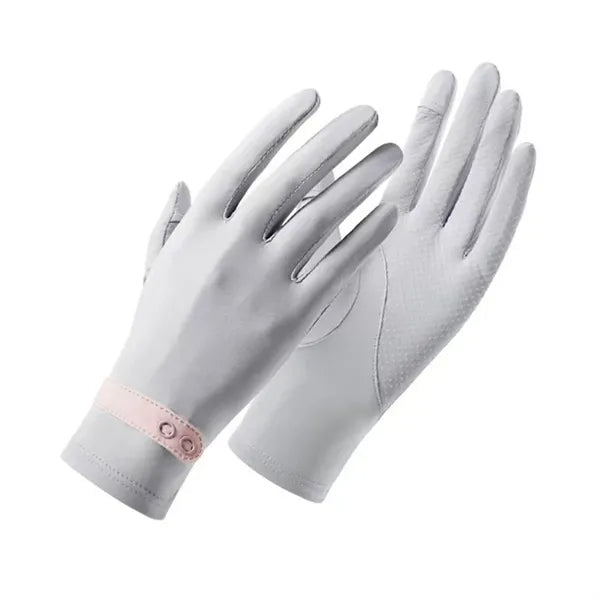Breathable Ice Feeling Fingerless Sun Protection Gloves