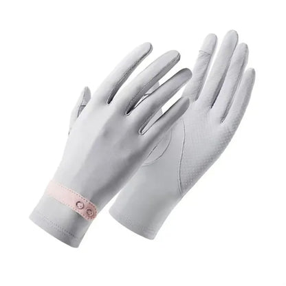 Breathable Ice Feeling Fingerless Sun Protection Gloves