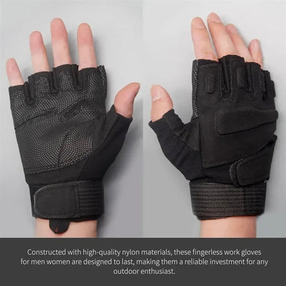 Wear-Resistant Half-Finger Non-Slip Tactical Gloves