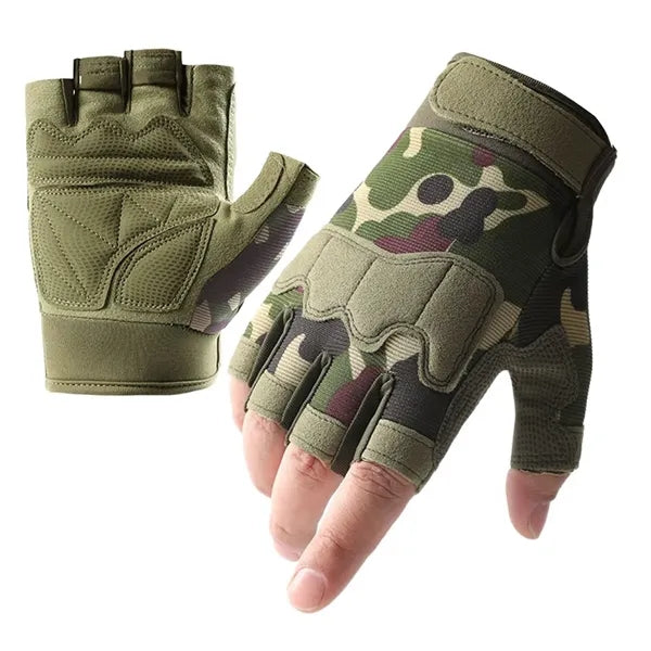 Wear-Resistant Half-Finger Non-Slip Tactical Gloves