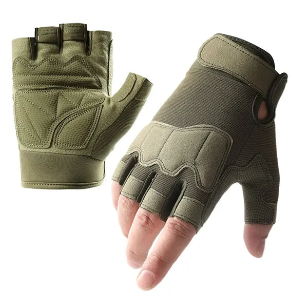 Wear-Resistant Half-Finger Non-Slip Tactical Gloves