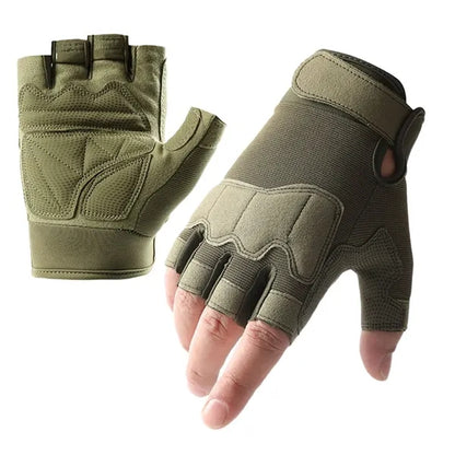 Wear-Resistant Half-Finger Non-Slip Tactical Gloves
