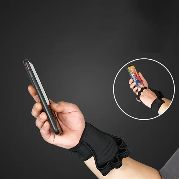 Breathable Half Finger Non-Slip Gloves Wrist Guards