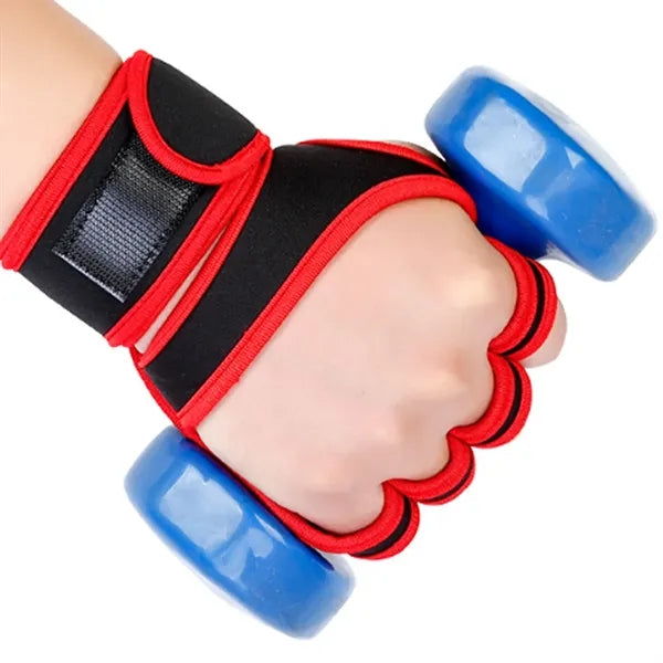 Breathable Half Finger Non-Slip Gloves Wrist Guards