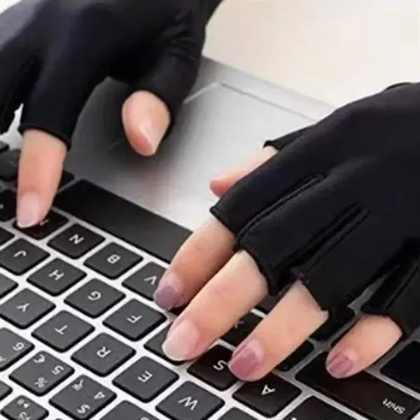 Anti-slip Ice Silk Sunscreen Touch Screen Gloves Breathable