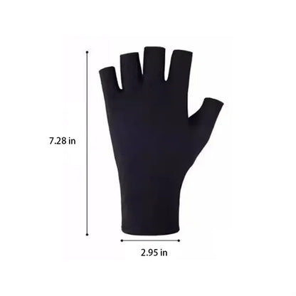 Anti-slip Ice Silk Sunscreen Touch Screen Gloves Breathable