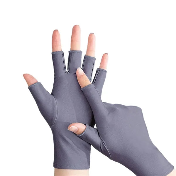 Anti-slip Ice Silk Sunscreen Touch Screen Gloves Breathable