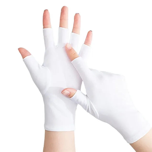 Anti-slip Ice Silk Sunscreen Touch Screen Gloves Breathable