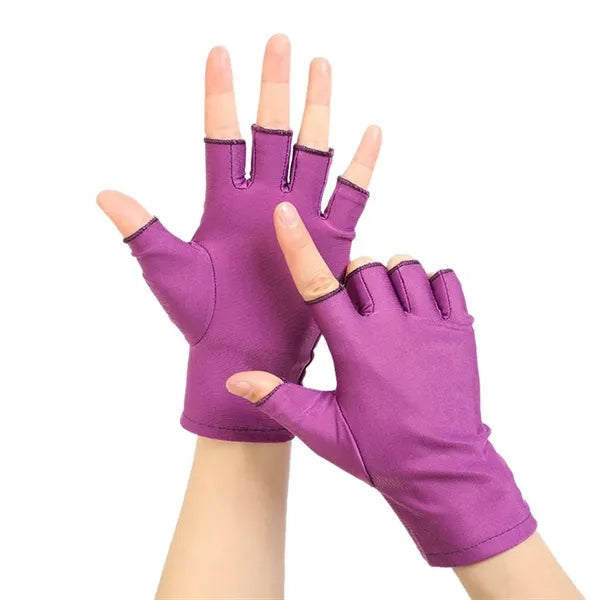 Anti-slip Ice Silk Sunscreen Touch Screen Gloves Breathable