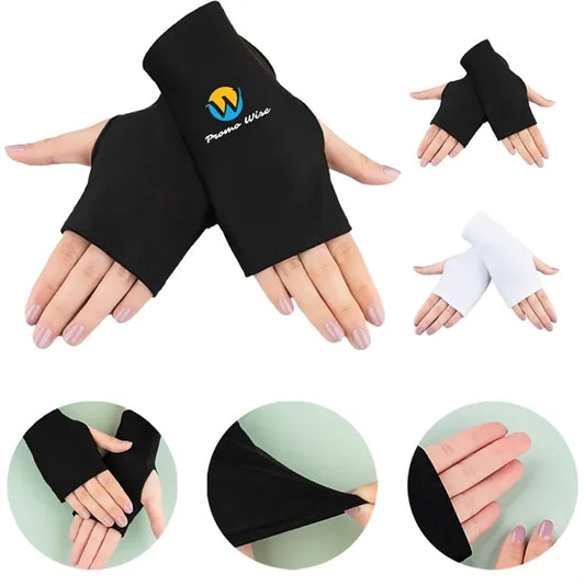 UV Protection Stretch Half Finger Outdoor Cycling Gloves