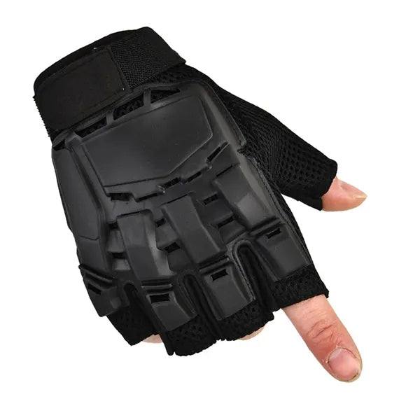 Breathable Outdoor Fingerless Non-Slip Tactical Gloves