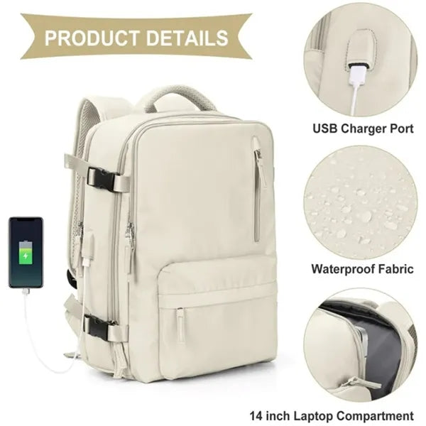 USB Large Capacity Multifunctional Travel Backpack