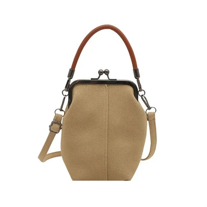 Mini Denim Canvas Crossbody Bag