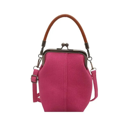 Mini Denim Canvas Crossbody Bag
