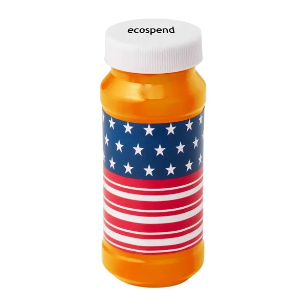 Patriotic Bubbles with Cap Imprint - 4 oz.