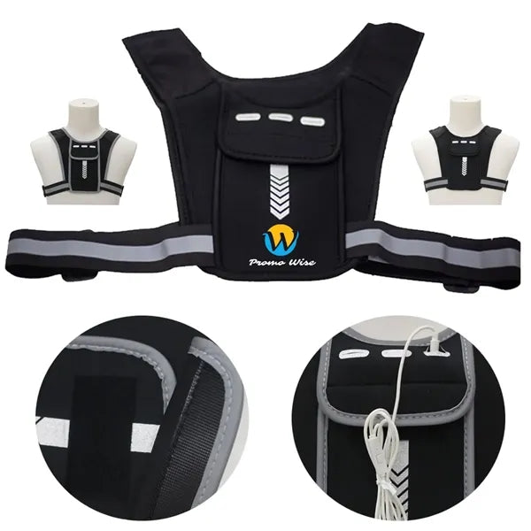 Outdoor Multifunctional Large Capacity Reflective Chest Bag