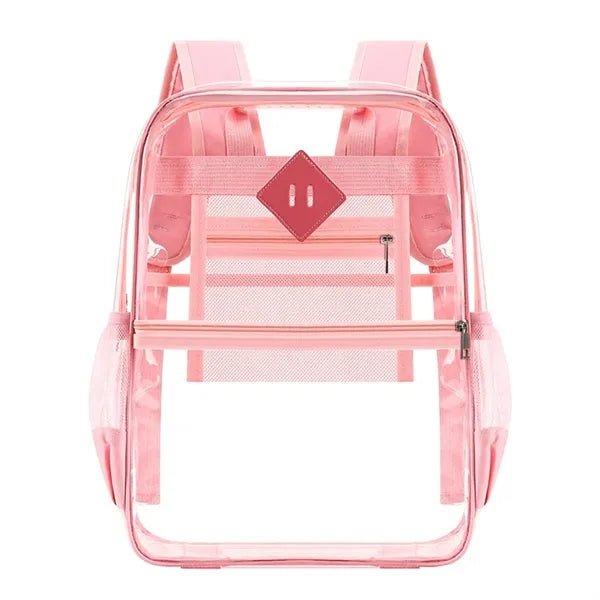 PVC Waterproof Transparent Large Capacity School Bag