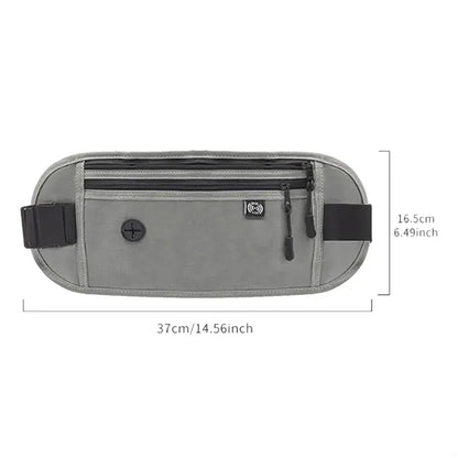 Outdoor Multi-function Waterproof Waist Bag RFID Shielding