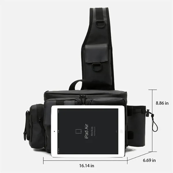 Multifunctional Lure Waist Bag With Convenient Rod Insertion