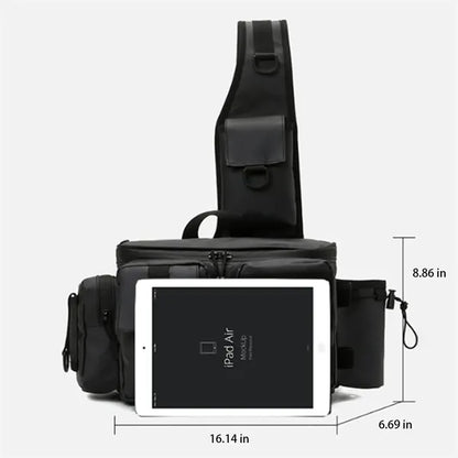 Multifunctional Lure Waist Bag With Convenient Rod Insertion