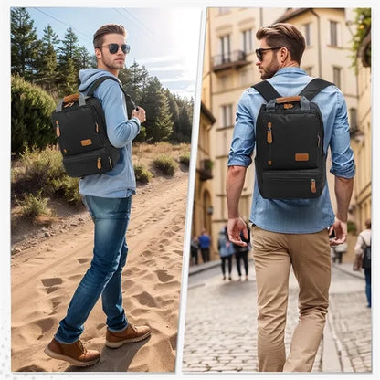 Durable Outdoor Travel Computer Backpack Three-Piece Set