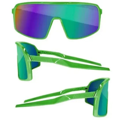 Sport Viper Mirror Sunglasses W/ 1 Color Lens Imprint