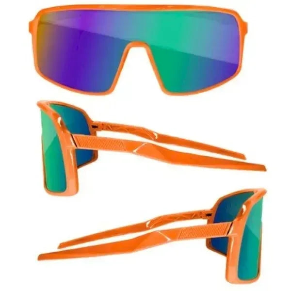 Sport Viper Mirror Sunglasses W/ 1 Color Lens Imprint