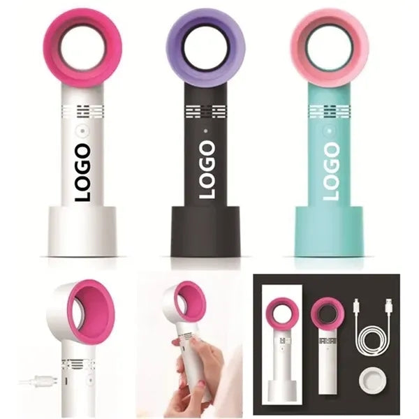 Handheld Bladeless USB Rechargeable Fan