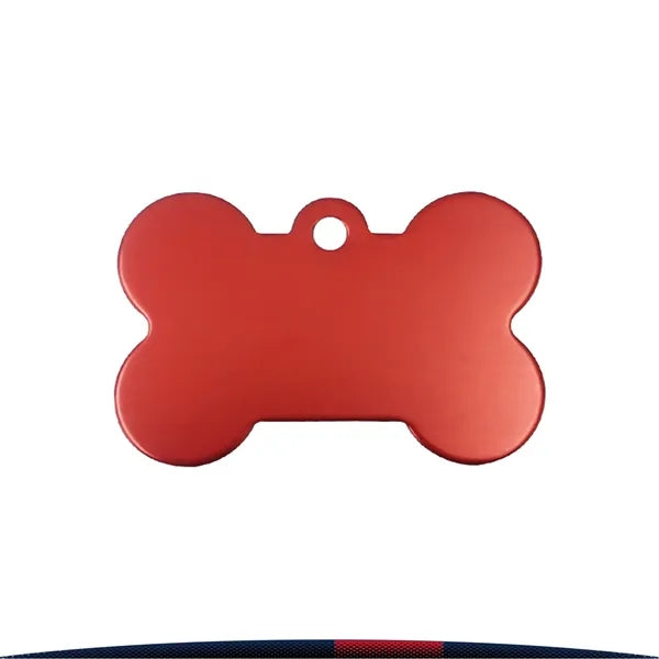 Bone Shaped Pet ID Tag Keychain