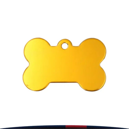 Bone Shaped Pet ID Tag Keychain