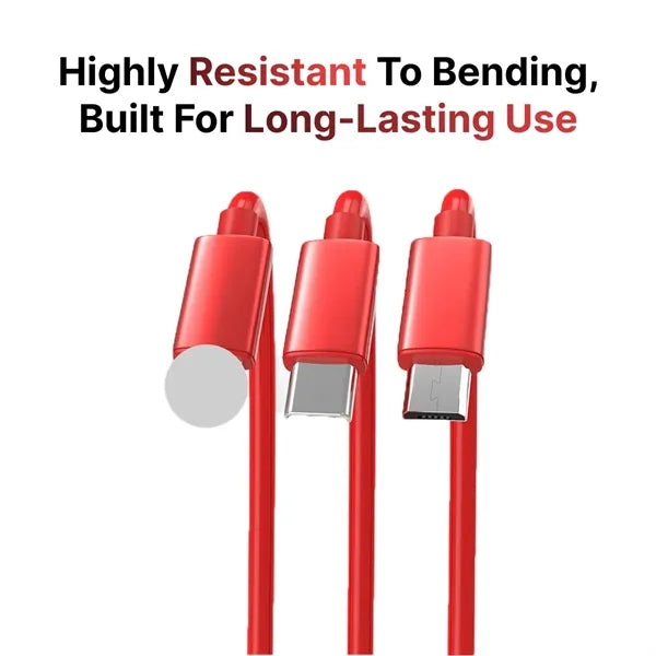 3 In 1 Retractable Charging Cable