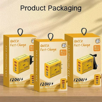 65W 4 In 1 Fast Charging Cable