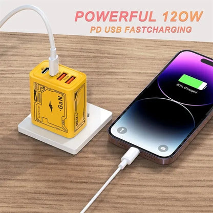 65W 4 In 1 Fast Charging Cable