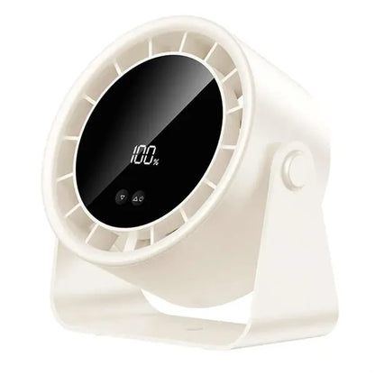 Rechargeable Wall Mounted Digital Display Desk Table Fan